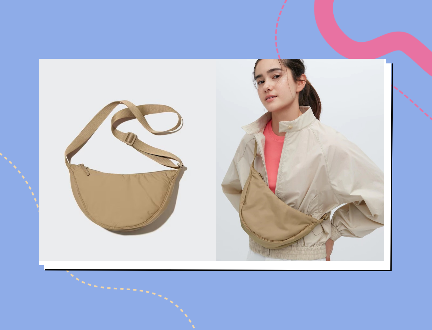 Uniqlo dropped spring colors of its viral shoulder bag
