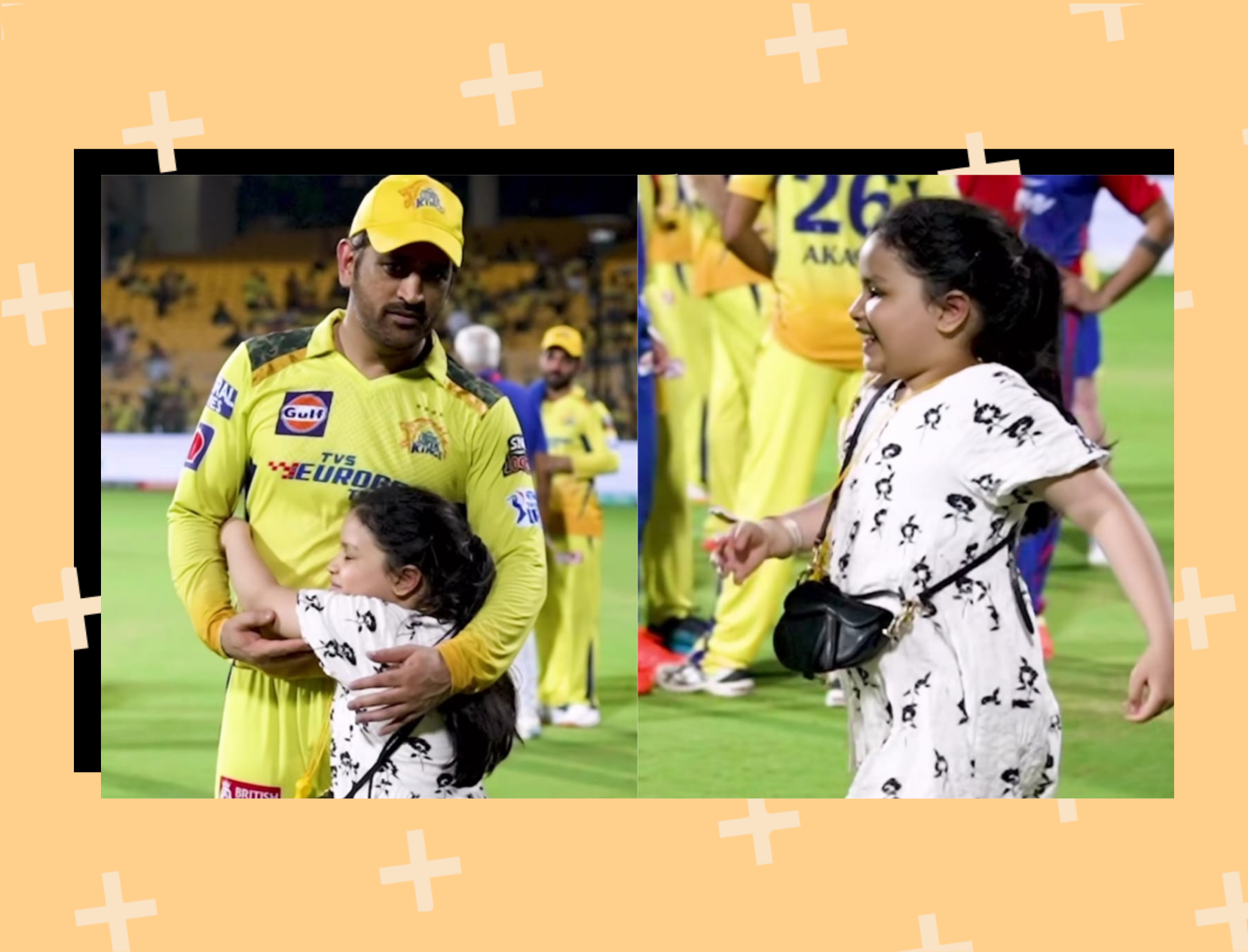 This Video Of Little Ziva Cheering Daddy MS Dhoni Is So Wholesome!