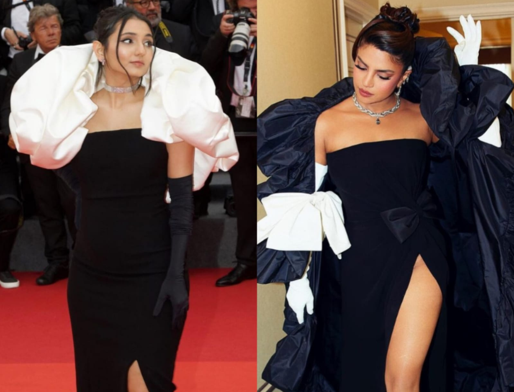 Was Masoom Minawala&#8217;s Cannes Look Inspired By Priyanka Chopra’s Met Gala Outfit?