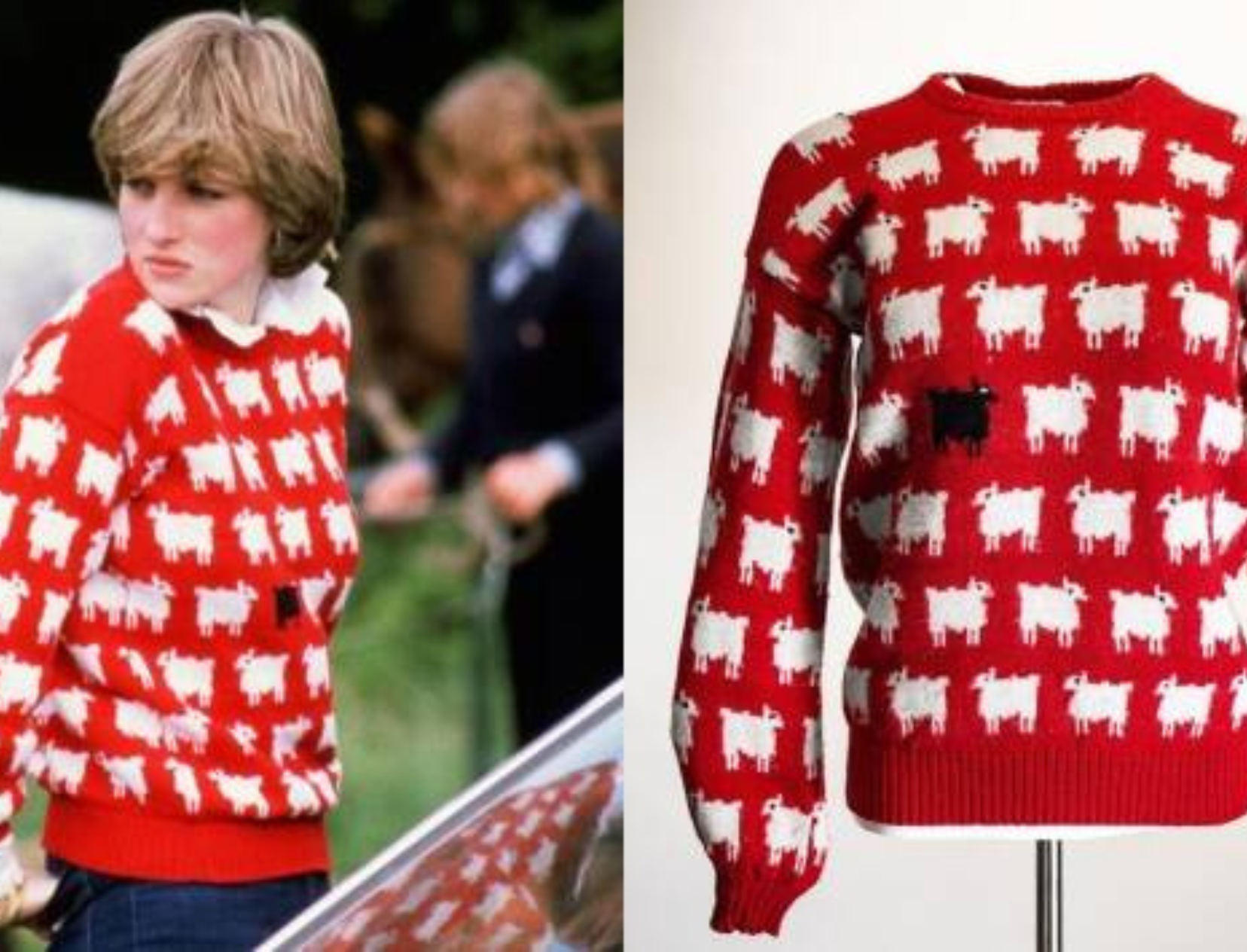 Princess Diana&#8217;s Iconic Red Sweater Was Found In An Attic, Guess How Much It Costs Now!