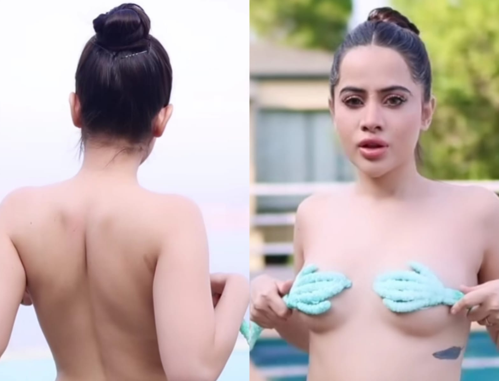 Uorfi Javed Stepped Out Wearing Nothing But A Pair Of Hands!