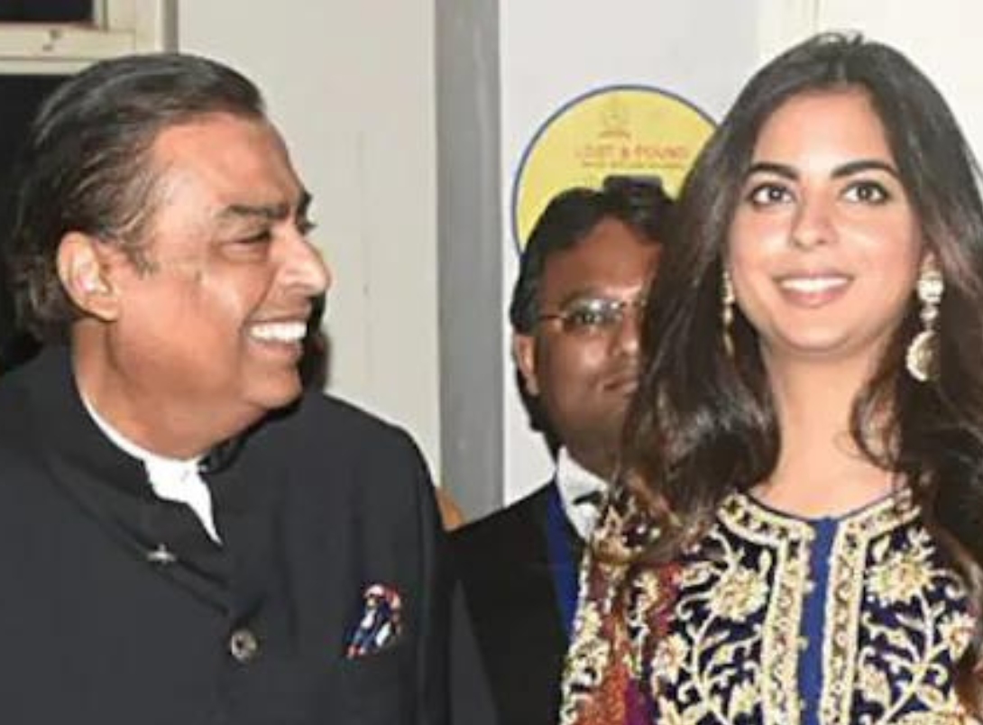 This Video Of Mukesh & Isha Ambani Perfectly Captures Their Father ...