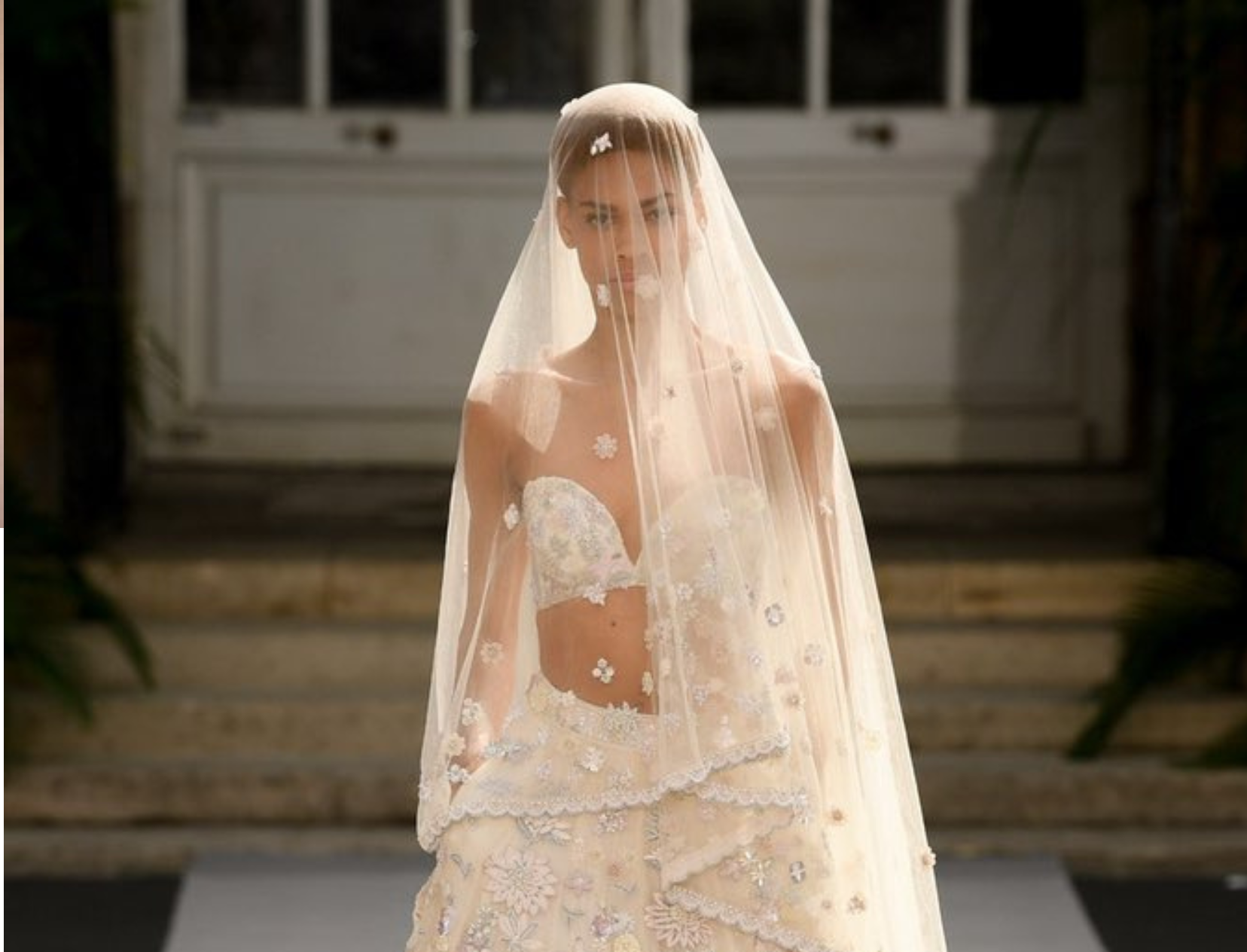 All Things Glitter! This Indian Designer Just Showcased Sarees &amp; Lehengas At Paris Couture Week