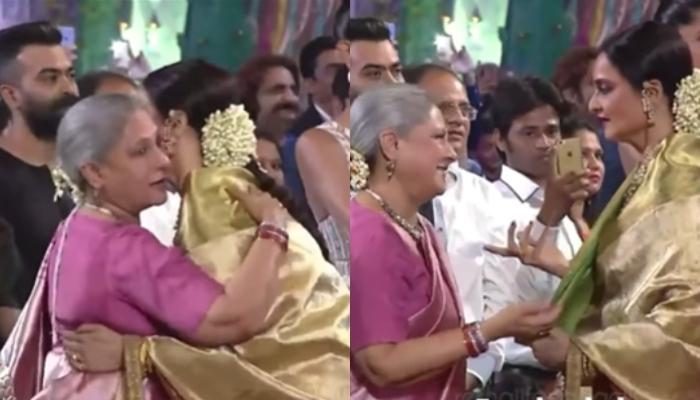 This Video Of Jaya Bachchan Hugging Rekha Is Winning The Internet ...