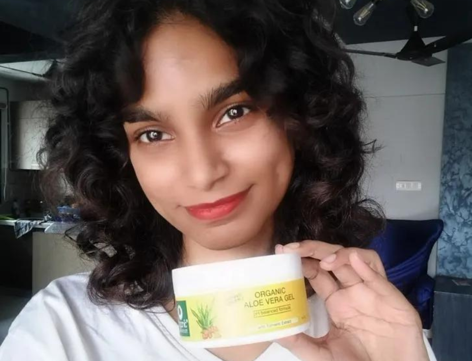 This Organic Aloe Vera Gel With Turmeric Extract Is The Fusion Skincare Product Of My Dreams