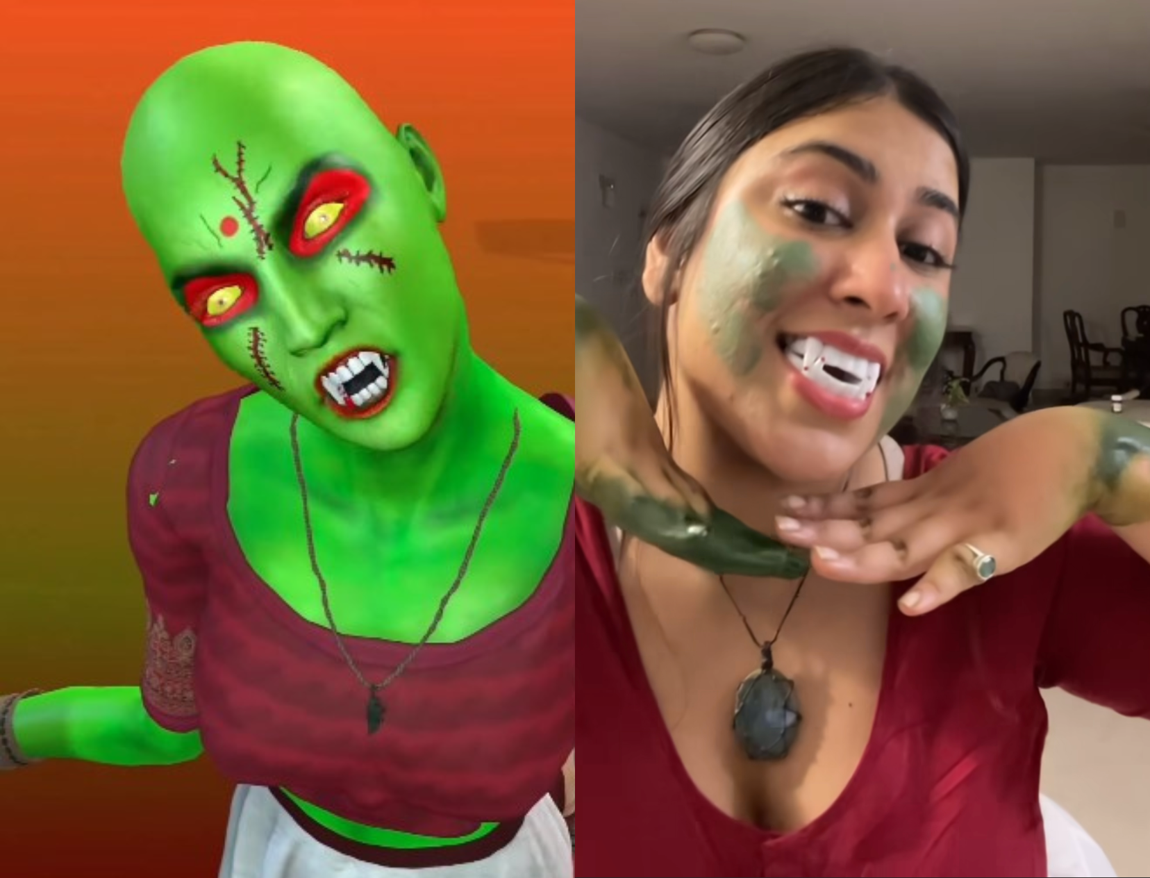 Influencer Dresses Up As Ganji Chudail For Halloween &amp; It&#8217;s The Best Look We&#8217;ve Seen So Far!