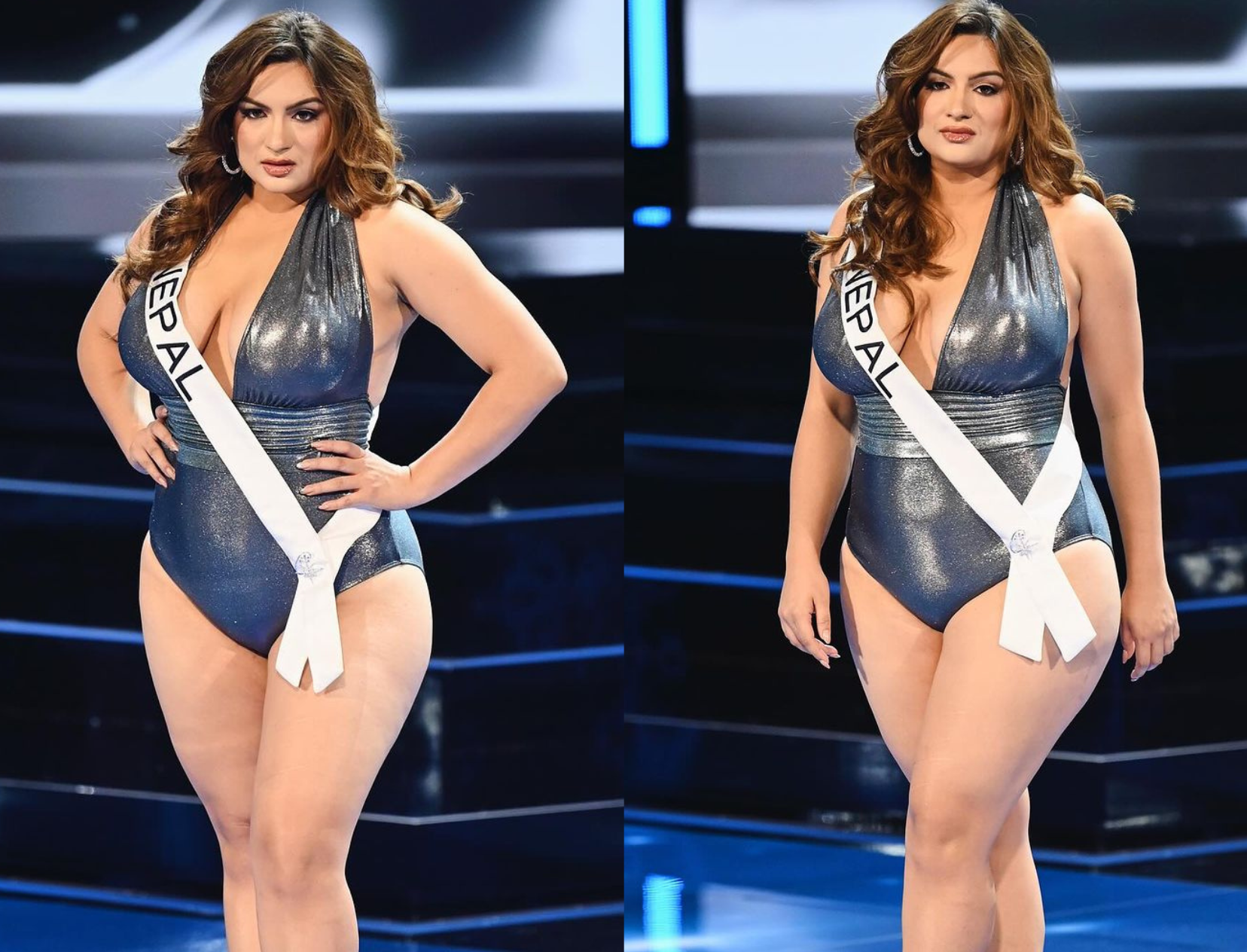 Plus-size' Miss Universe contestant in top spot responds to body