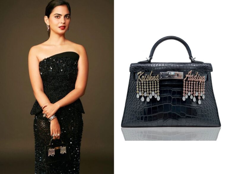 Isha Ambani Adorned A 32L Bag With Her Kids&#8217; Names &amp; It’s Adorable