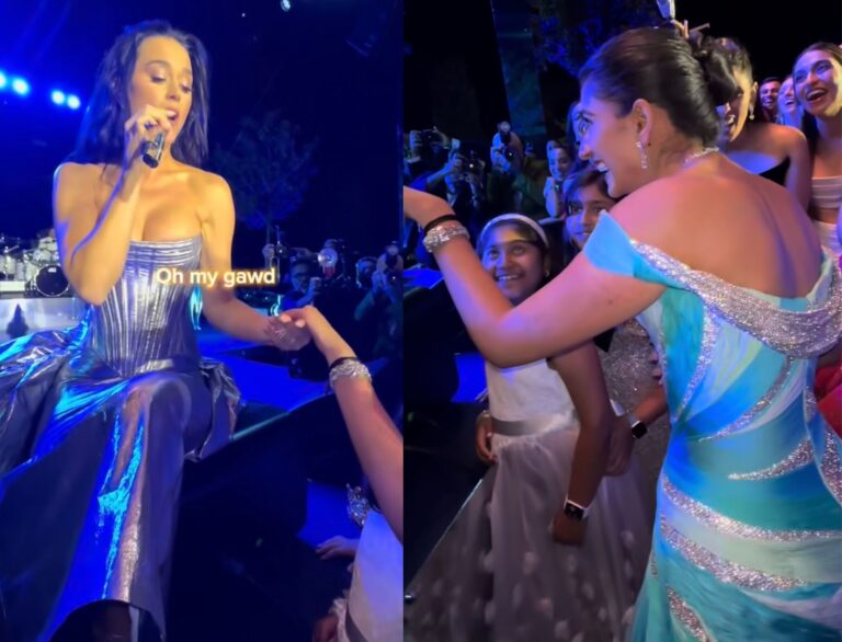 OMG, This New Video From The Ambani Wedding Has Katy Perry Flirting With Radhika Merchant!