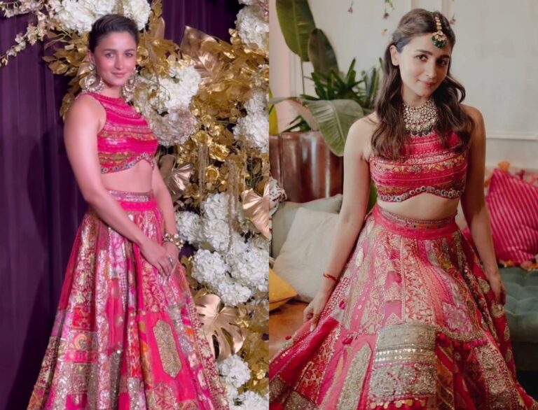 Alia Bhatt Re-wore Her Mehendi Lehenga &amp; We Are Taking Notes