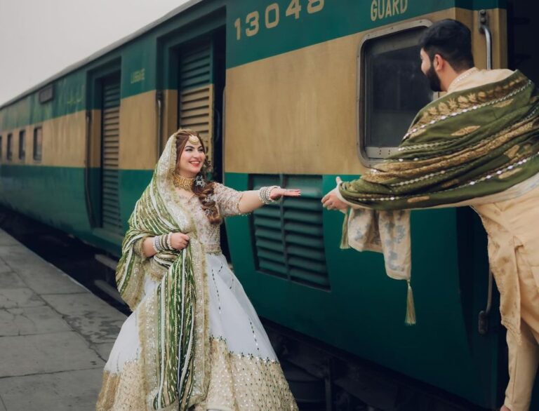 Pakistani Bride Recreates Dilwale Dulhania Le Jayenge Magic In Her Nikah Shoot