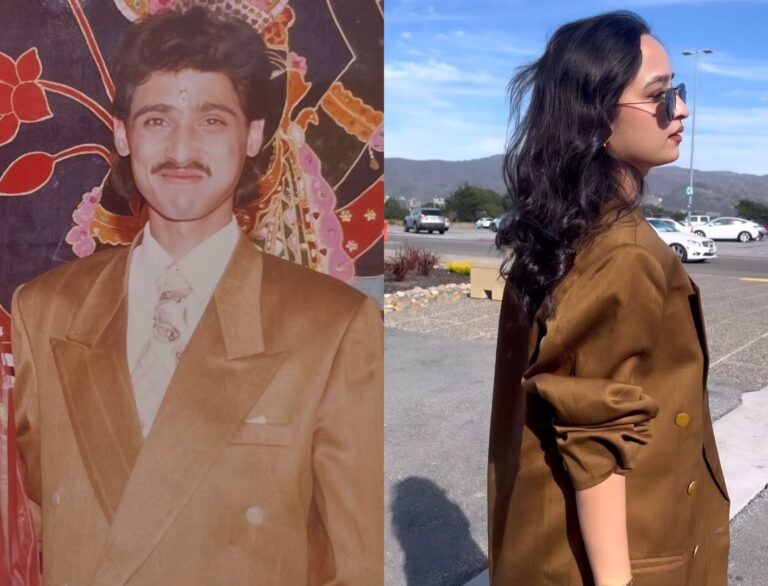 Blogger Repurposes Father&#8217;s Wedding Outfit &amp; The Result Is Totally Unexpected!