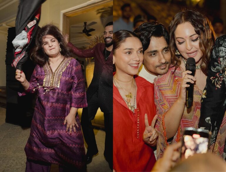 These Photos Are Proof That Bollywood Let Loose At Aditi &amp; Siddharth’s Rajasthan Wedding!