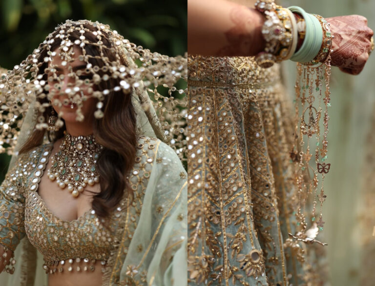 Stylish Aakruti Sejpal Just Made Mirror Veils The Coolest Bridal Trend Ever!